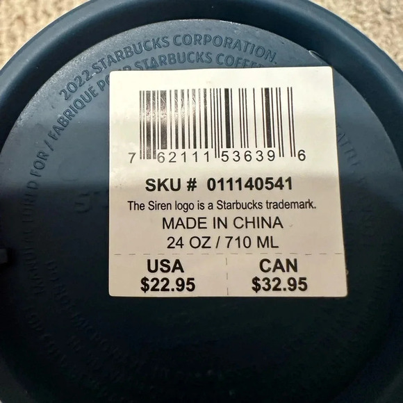 Bundle of 3 24 oz-venti- Starbucks Tumblers - Picture 5 of 6